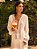 Vestido Midi Juliana com Recortes e Bordado Off White - Imagem 8