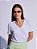 T-shirt Imara de Malha Decote V Branca - Imagem 1