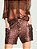 Bermuda Glow Paetê com Bolsos Marrom - Imagem 4