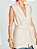 Colete Max Alba Alfaiataria Alongado com Ombreiras Off White - Imagem 4