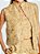 Colete Aurea Jacquard Sport Chic Dourado - Imagem 4
