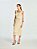 Vestido Midi Cosy Tricot com Forro Bege - Imagem 3