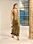 Vestido Longo Maysa Acetinado Fluido Verde Oliva - Imagem 6
