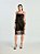 Vestido Curto Shadow Paetê com Bordados Preto - Imagem 5