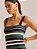 Vestido Midi Rise Tricot Listrado Marinho e Off White - Imagem 3