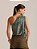 Blusa Soul Ombro Só Top Embutido Estampada Verde - Imagem 2