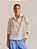 Camisa Linen Linho Bolsos Off White - Imagem 1