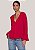 Blusa Bata Edivania Vermelho - Imagem 3