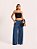 Calça Jeans Wide Leg Blue Steel Azul - Imagem 1