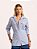 Camisa Smooth Tricoline Listrada Azul e Branca - Imagem 1