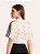 Blusa Match Renda Off White e Preta - Imagem 2
