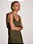 Vestido Longo Crepe Eliana Verde Militar - Imagem 3
