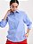 Camisa Listrada Patricia Azul - Imagem 1
