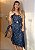 Vestido Acetinado Aurora Estampado - Imagem 1