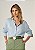 Camisa Cambraia Luiza Azul Claro - Imagem 1