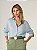 Camisa Cambraia Luiza Azul Claro - Imagem 1