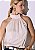 Blusa Cavada Marcela Bege - Imagem 8