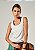 Regata Malha Canelada Karina Off White - Imagem 8