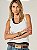 Regata Malha Canelada Karina Off White - Imagem 3