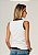 Regata Malha Canelada Karina Off White - Imagem 2