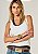 Regata Malha Canelada Karina Off White - Imagem 3
