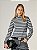 Blusa Trico Eliana Listrado Mescla Com Off - Imagem 1