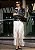 Saia Crepe Alfaiataria Moniza Off White - Imagem 9
