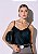 Regata Acetinada Elaine Preto - Imagem 1