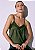 Regata Acetinada Elaine Verde Militar - Imagem 3