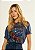 T-Shirt Malha Raika Marinho - Imagem 1