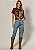 T-Shirt Malha Ligia Marrom - Imagem 4