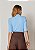 Polo Tricot Erica Azul Claro - Imagem 2