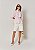 Blusa Tricoline Paola Listrado Off com Rosa - Imagem 5