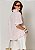 Blusa Tricoline Paola Listrado Off com Rosa - Imagem 2