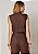 Blusa Linho Blend Larissa Marrom - Imagem 2