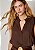 Blusa Linho Blend Larissa Marrom - Imagem 3