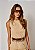 Blusa Alfaitaria Luiza Bege - Imagem 1