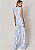 Conjunto Cotton Blend Eliza Listra Azul com Off White - Imagem 2