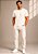 T-Shirt Malha Pima Masculina Off White - Imagem 3