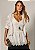 Jaqueta Bomber Renda Isabella Off White - Imagem 1