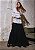 Saia Musseline Thais Preto - Imagem 8