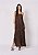Vestido Crepe Azaleia Marrom - Imagem 1
