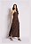 Vestido Crepe Azaleia Marrom - Imagem 6