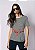T-Shirt Malha Manu Listra Preto e Off White - Imagem 1
