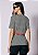 T-Shirt Malha Manu Listra Preto e Off White - Imagem 2