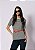 T-Shirt Malha Manu Listra Preto e Off White - Imagem 4