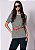 T-Shirt Malha Manu Listra Preto e Off White - Imagem 4