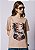 T-Shirt Malha Pamela Bege - Imagem 1