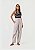 Regata Canelada Lucia Listrada em Azul Marinho e Off White - Imagem 3