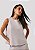 Blusa Linho Metallic Cinthia Prata - Imagem 4